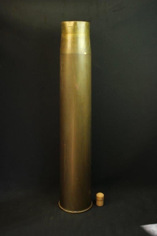 WO2 Britse 3.7 inch Gun Huls LEEG, Verzamelen, Ophalen of Verzenden