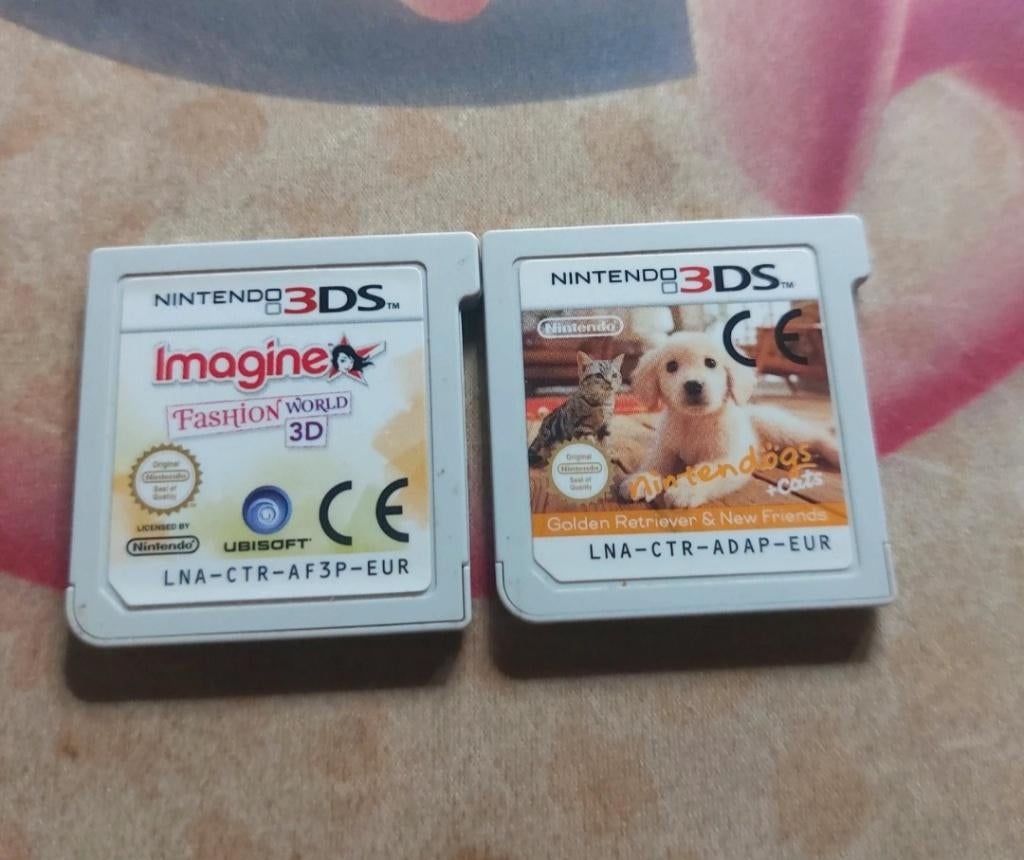 2 jeux 3DS lot, 1 joueur, À partir de 12 ans, Enlèvement, Utilisé