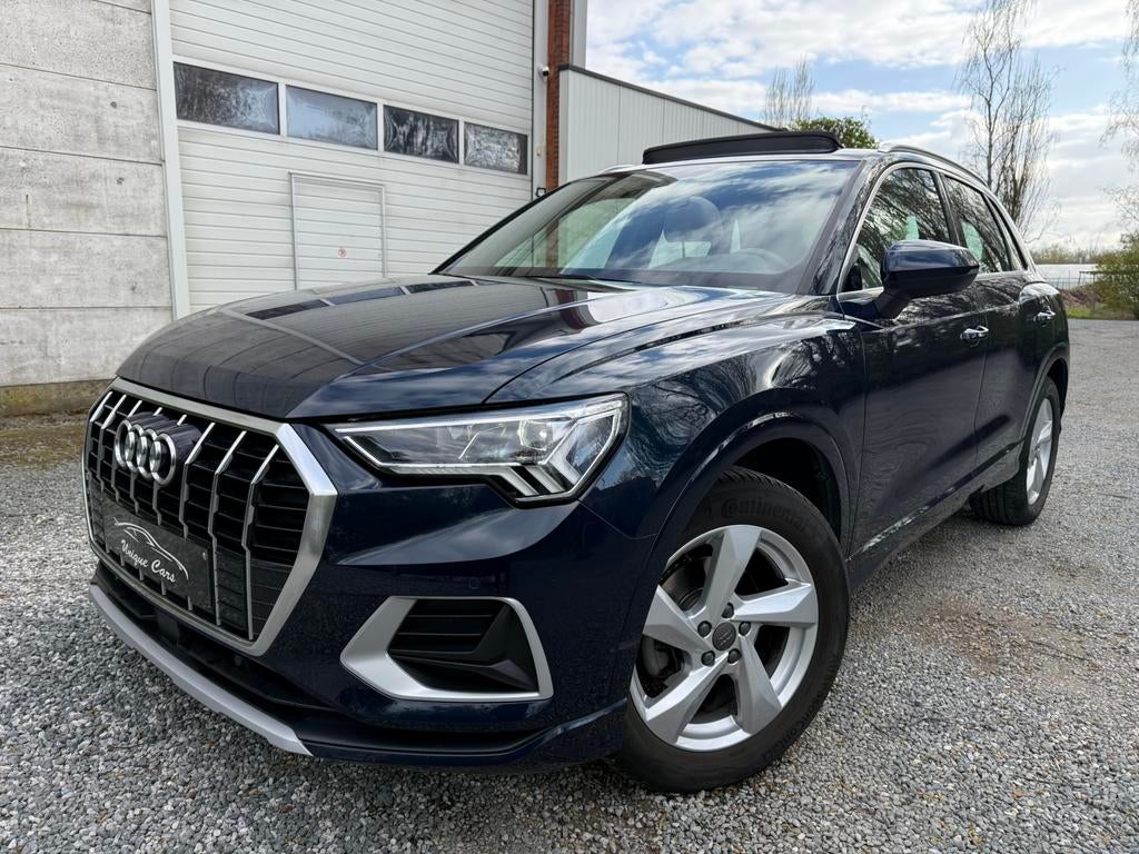 Audi Q3 1.5 - 35 TFSI - Automaat - Pano - Matrix - 55.000kM, Auto's, Audi, Automaat, Blauw, Leder, Bedrijf