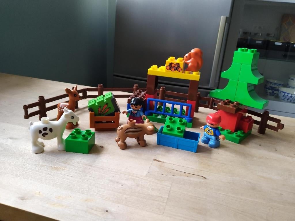 DUPLO dieren in het bos 10582, Overige thema's, Ophalen of Verzenden, Zo goed als nieuw, Compleet