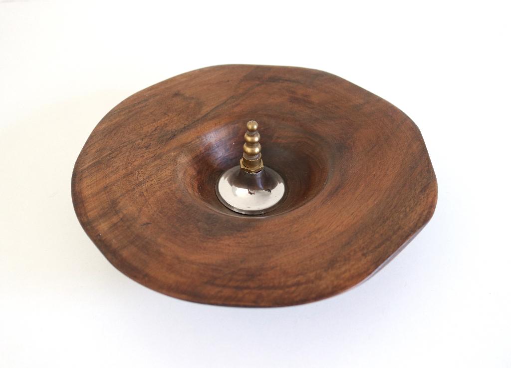 Vintage houten schaal - handwerk, Antiek en Kunst, Ophalen of Verzenden