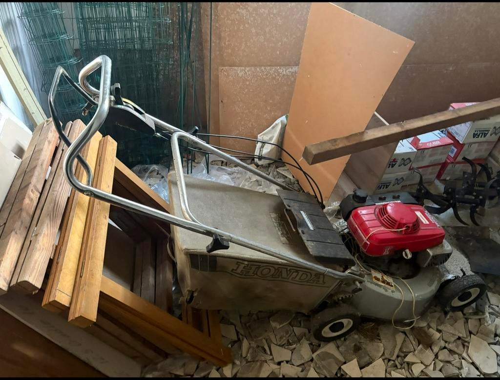 honda grasmachine voor opmaak trekkoort kapot, Ophalen