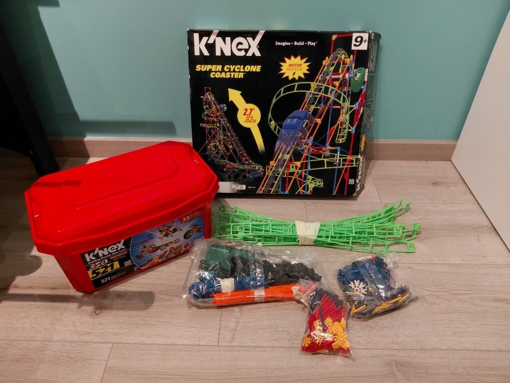 Knex mega achtbaan, Ophalen