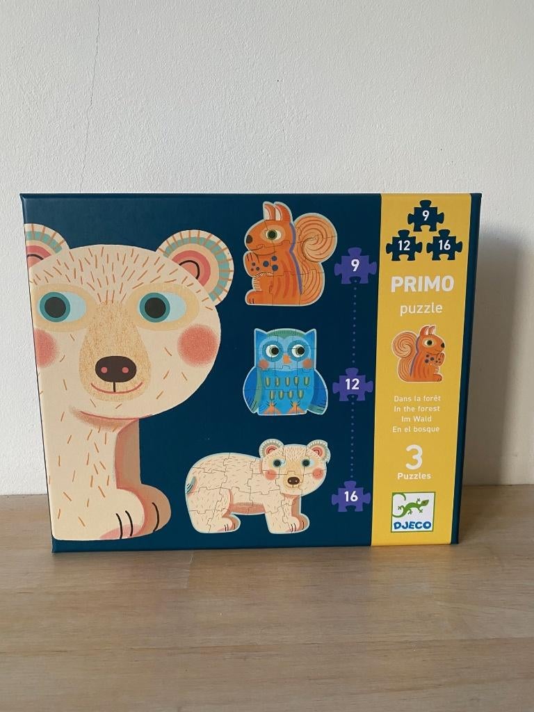 puzzle Djeco enfants +3 ans, Enlèvement ou Envoi, Moins de 10 pièces, Comme neuf, 2 à 4 ans