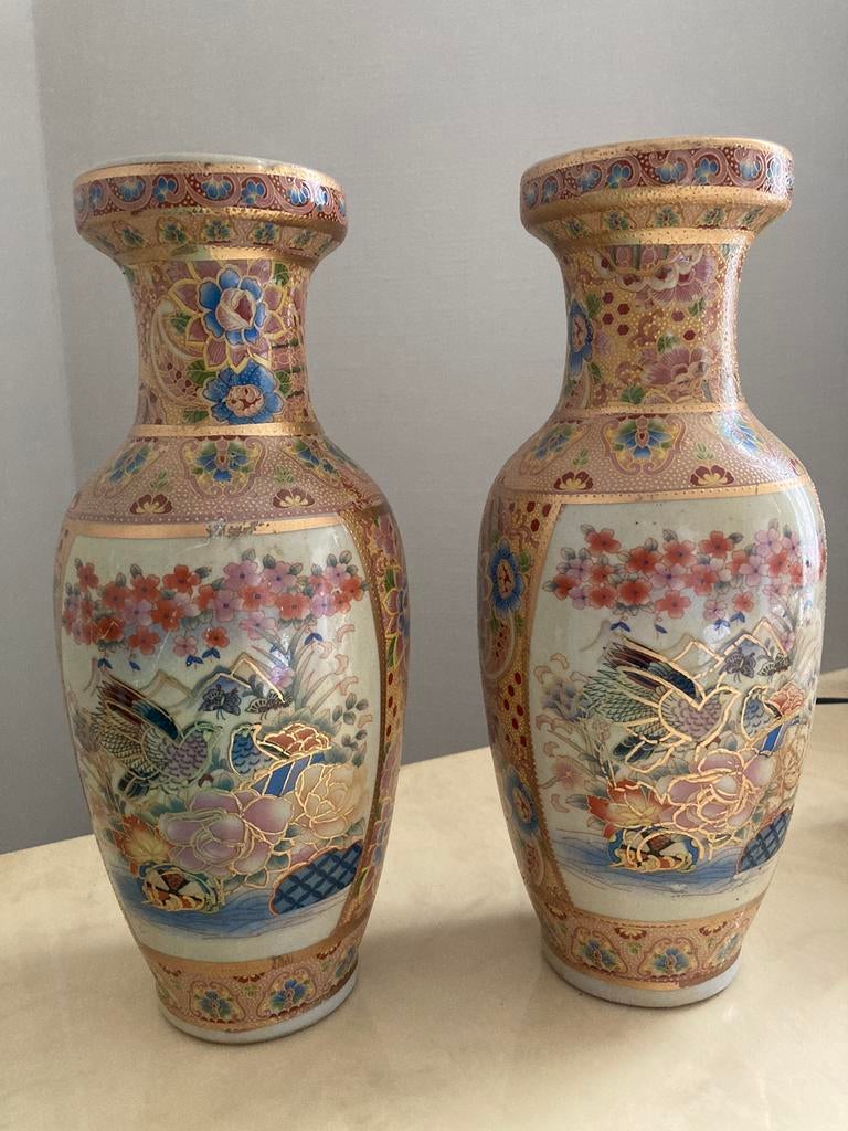 Set Chinese vazen porselein, Antiek en Kunst, Ophalen