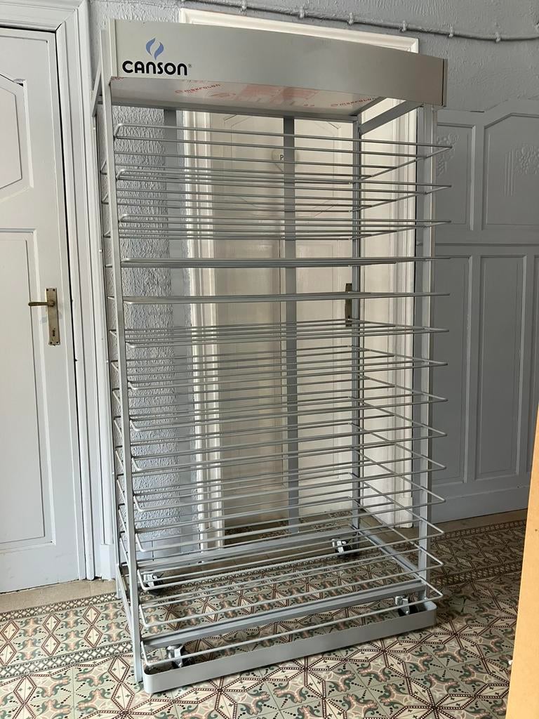 Présentoir à papier Canson – sur roulettes, Articles professionnels, Articles professionnels Autre, Enlèvement