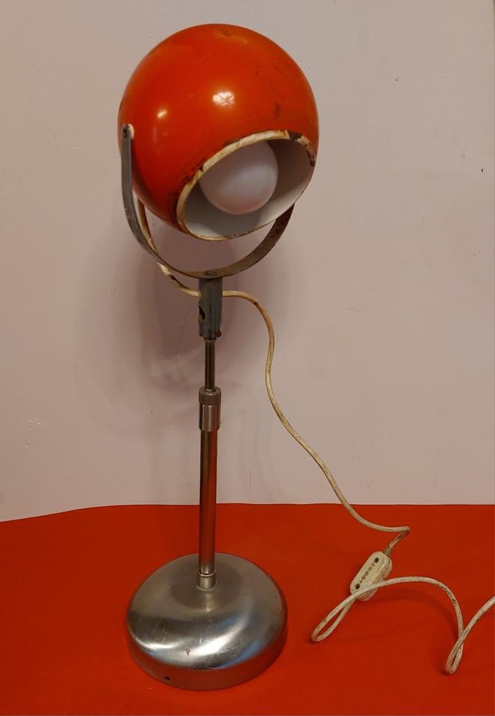 Vintage lampe de bureau Space âge, Huis en Inrichting, Lampen | Vloerlampen, Gebruikt, Ophalen of Verzenden, Space âge, Minder dan 100 cm
