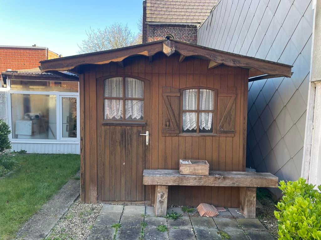 Abri de jardin, 200 à 400 cm, Enlèvement, Utilisé, Bois