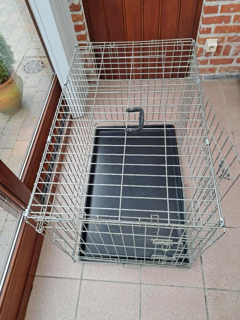 Bench honden kooi, metaal, Dieren en Toebehoren, Hondenbenches, Ophalen, Zo goed als nieuw