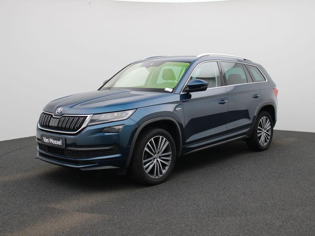 Skoda Kodiaq 2.0 CRTDI 110kW DSG7 L&K verwarmde zetels | Car, Auto's, Stof, 4 cilinders, Blauw, 146 g/km