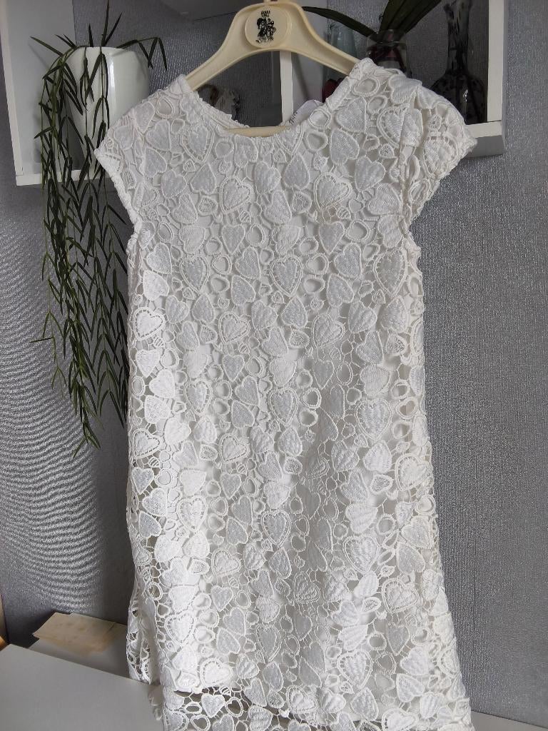 H&M ceremonie-/communiejurk voor meisjes - T. 9-10 jaar, Meisje, H&M, Ophalen of Verzenden, Zo goed als nieuw