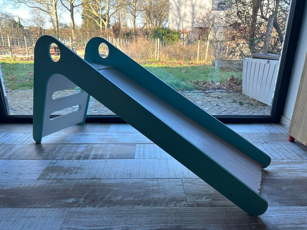 Houten glijbaan, Kinderen en Baby's, Speelgoed | Buiten | Speeltoestellen, Ophalen, Gebruikt, Glijbaan