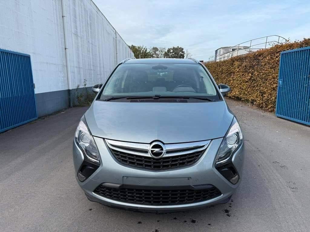 OPEL ZAFIRA TOURER / 1.6 D ECOFLEX / EURO 6 / Vol Opties, Auto's, Voorwielaandrijving, Monovolume, 4 cilinders, Leder en Stof