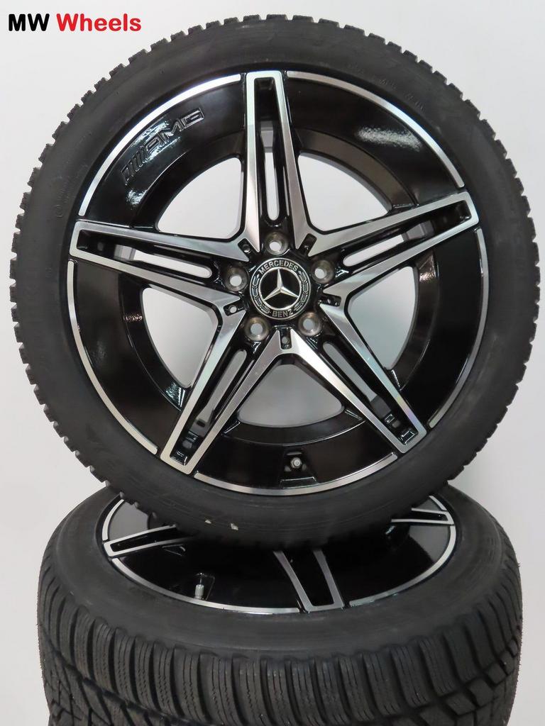 Mercedes 18 inch velgen AMG C W206 300E 400E winterbanden, Auto-onderdelen, Banden en Velgen, 18 inch, Gebruikt, -, -
