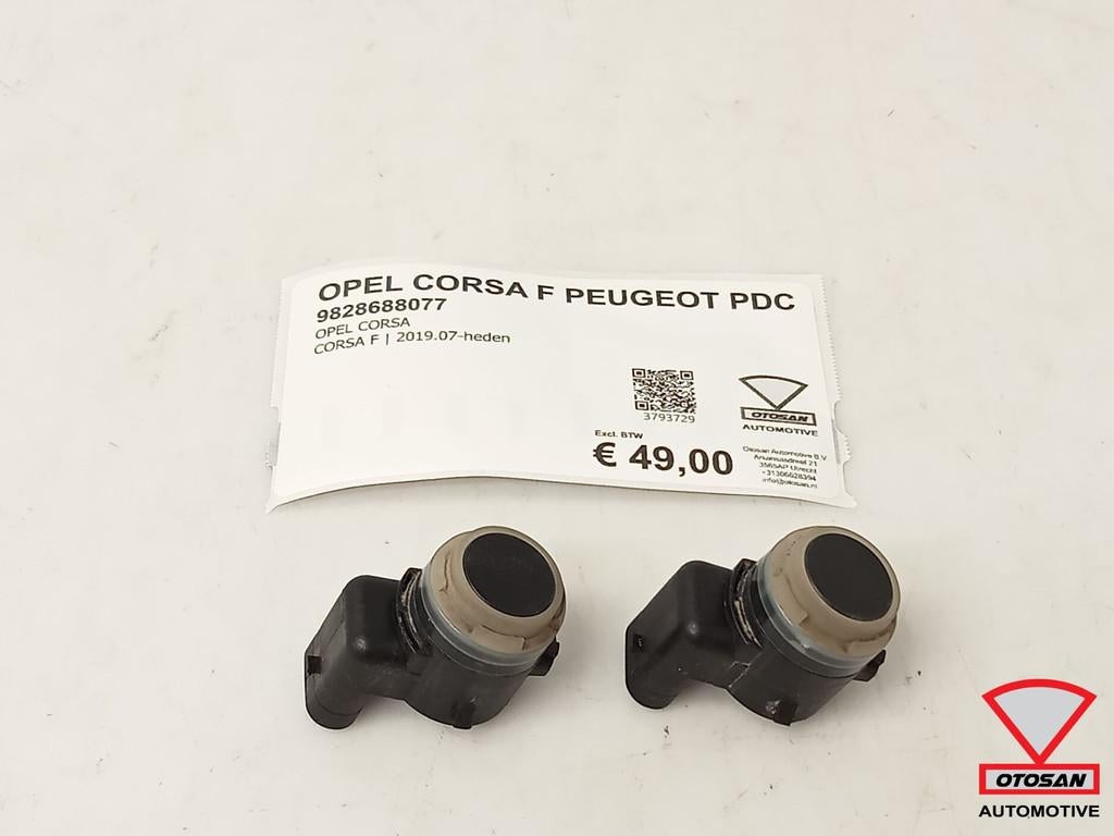 Capteur de stationnement PDC pour Opel Corsa F Peugeot 98286, Autos : Pièces & Accessoires, Opel Automobile GmbH, Opel, Bahnhofsplatz 1
65423  Russelsheim am Main, DE