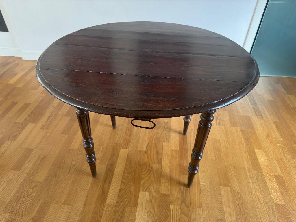 Ronde antieke tafel, Antiquités & Art, Enlèvement