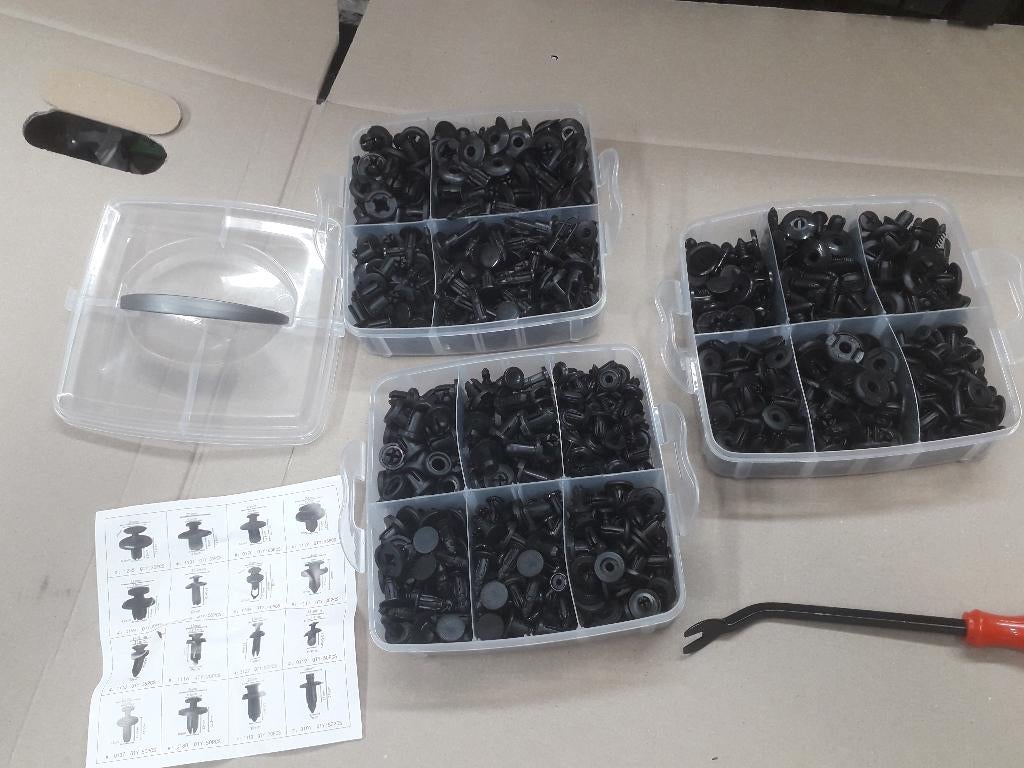 Automotive bevestigingsclips 630 stuks, Auto-onderdelen, Ophalen of Verzenden, Nieuw