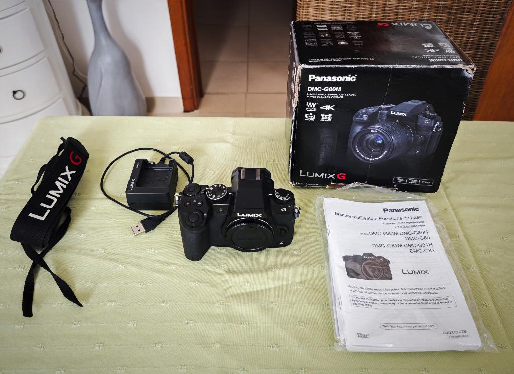 Panasonic Lumix G80 (boitier sans objectif), Enlèvement ou Envoi, Utilisé, Autres Marques