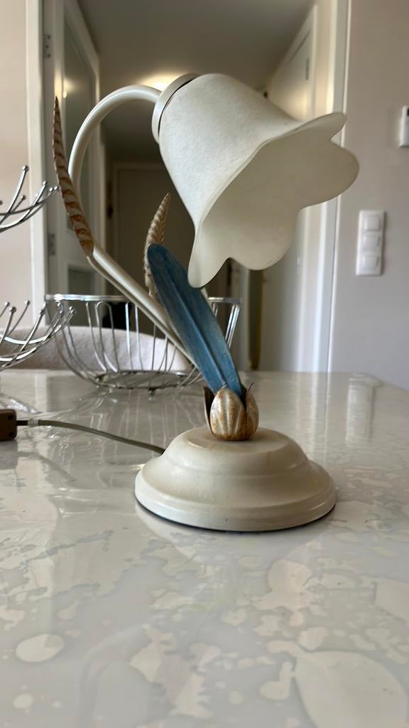 Lampe de table de chevet, Maison & Meubles, Lampes | Lampes de table, Enlèvement, Utilisé, Verre, Moins de 50 cm