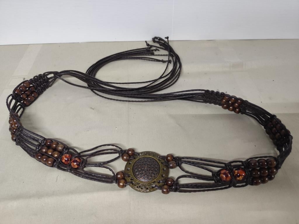 Riem om te knopen met parels en gesp., Kleding | Dames, Riemen en Ceinturen, Ophalen