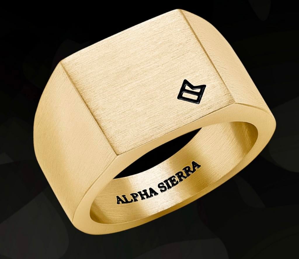 RING MAJOR ALPHA SIERRA MET MEER DAN 75% KORTING! 💯%NIEUW!, Ophalen of Verzenden, Nieuw