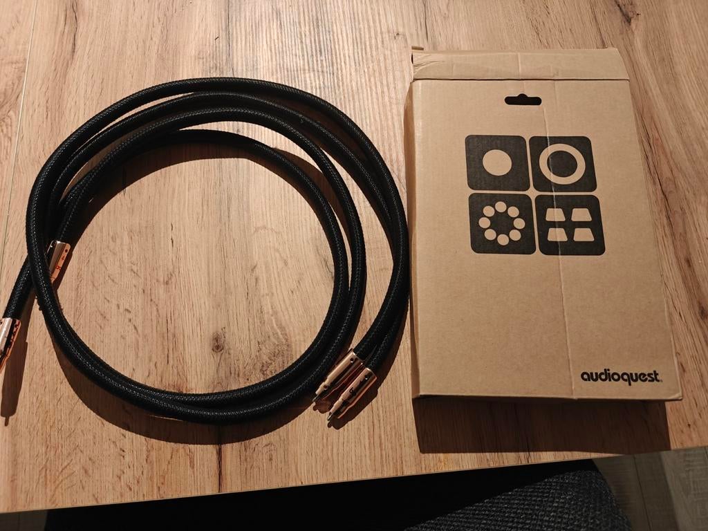 AudioQuest Black Beauty RCA Interlink 150 cm, Ophalen of Verzenden