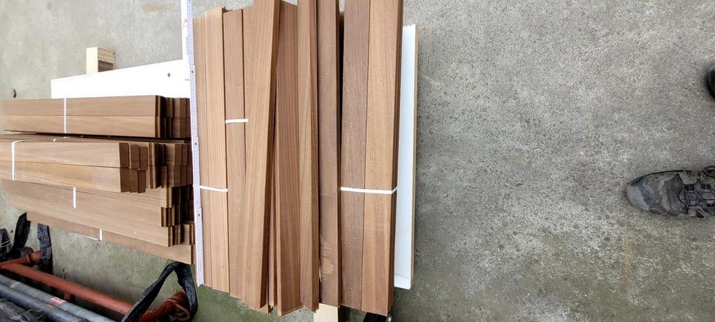 Bardage thermo ayous, Ophalen, Zo goed als nieuw, Hout