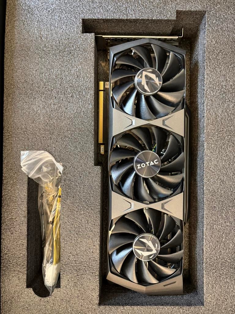 Zotac Geforce RTX 3090 Trinity OC 24GB, Computers en Software, Videokaarten, Ophalen of Verzenden, Zo goed als nieuw