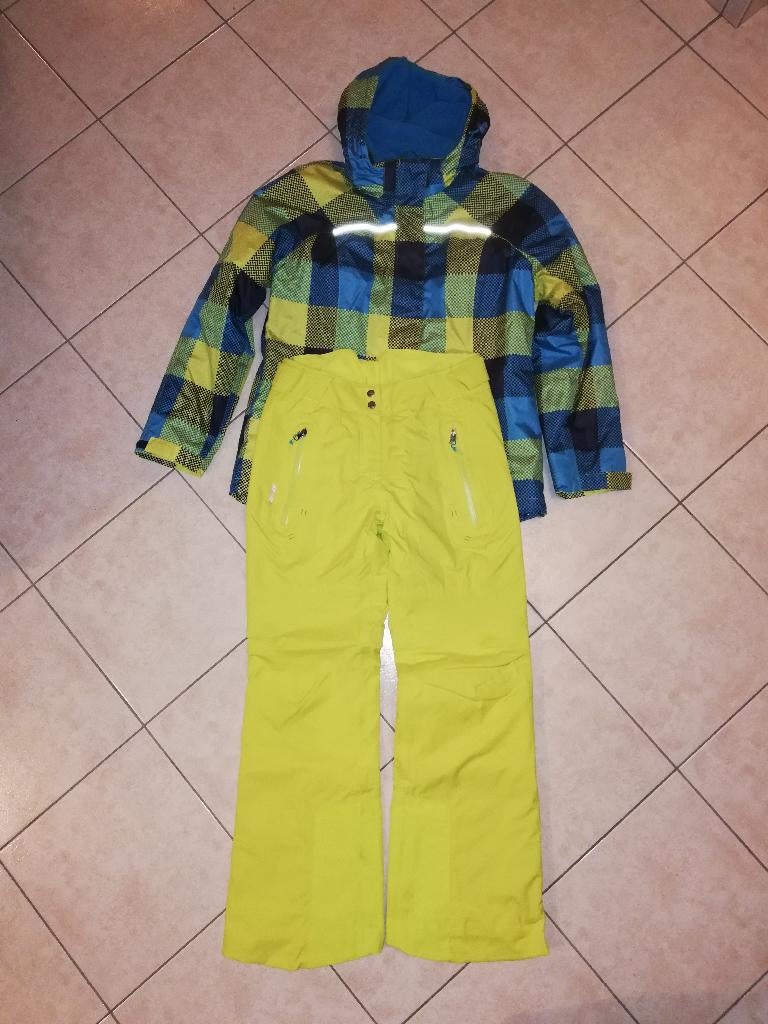 Skibroek + jas + gratis handschoenen, Ophalen, Zo goed als nieuw, Maat 38/40 (M)