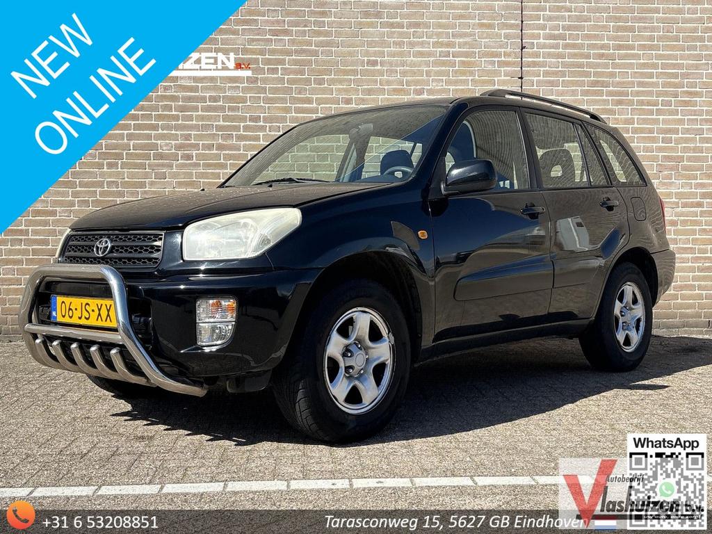 Toyota RAV 4 2.0-16V VVT-i Luna | Airco | Trekhaak |, Auto's, Toyota, 211 g/km, Elektrische ramen, Zwart, Bedrijf