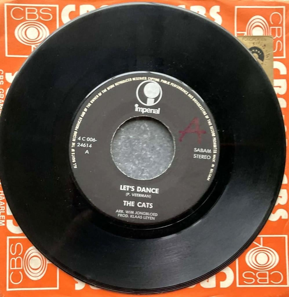 The Cats "Let's dance", Cd's en Dvd's, Vinyl Singles, Ophalen of Verzenden, Gebruikt, Overige genres, Single