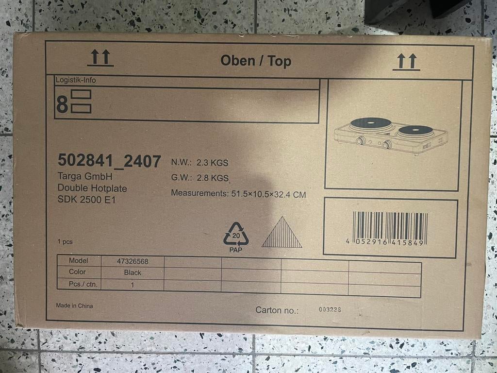 plaque de cuisson - NEUF, Electroménager, Tables de cuisson, Enlèvement, Comme neuf