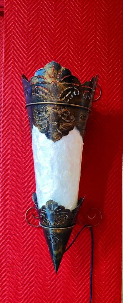 Applique Marocaine en nacre & fer forgé., Enlèvement, Comme neuf, Autres matériaux, Marocain