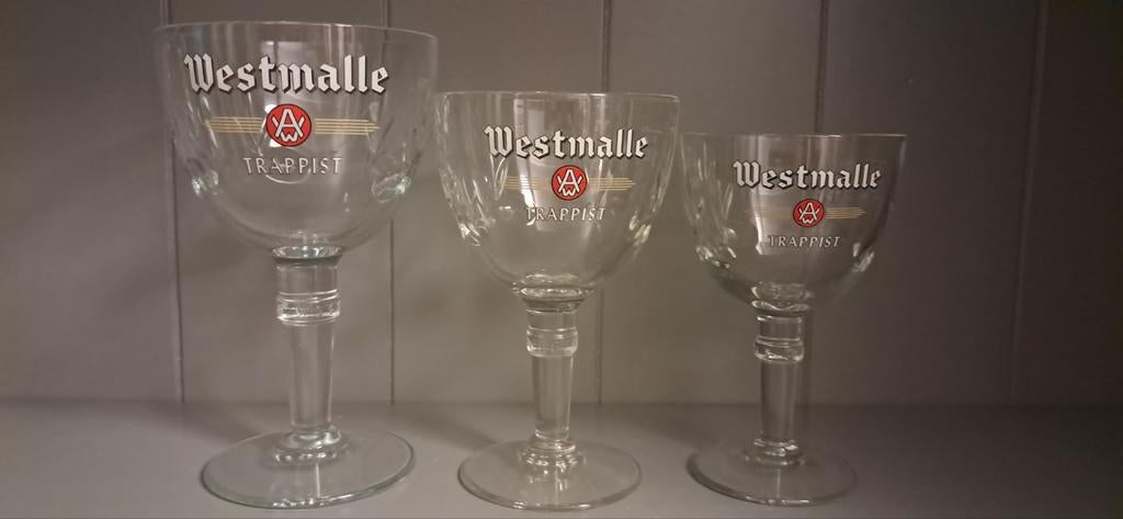 3 WESTMALLE TRAPPIST-glazen, Ophalen