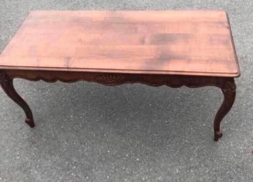 Salon tafel, Ophalen