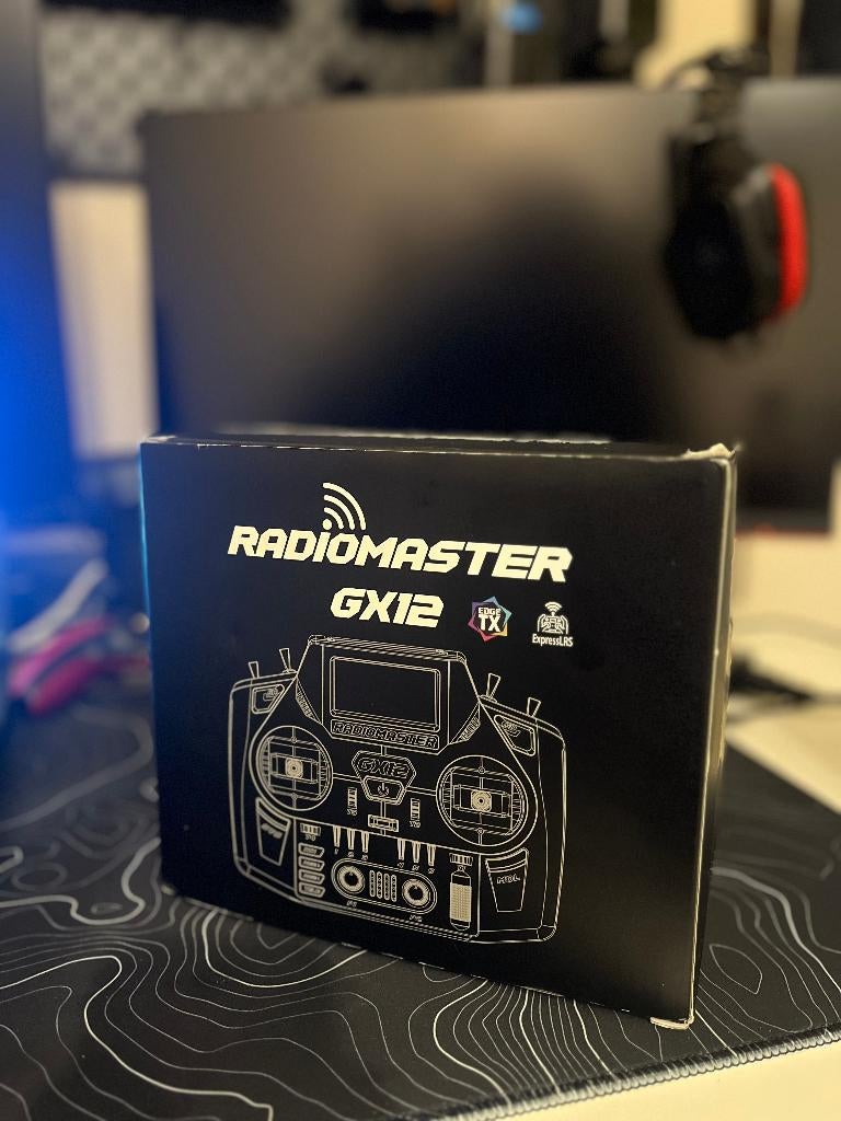 Radiomaster gx12, Hobby en Vrije tijd, Modelbouw | Radiografisch | Helikopters en Quadcopters, Elektro, Quadcopter of Multicopter