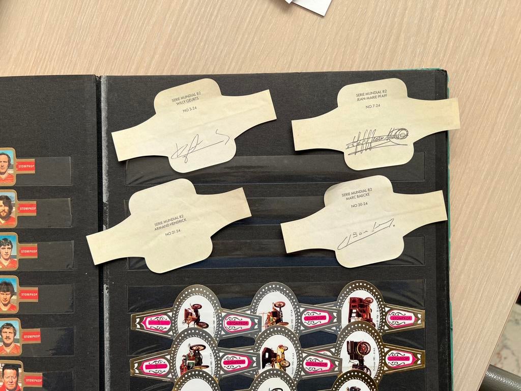 Grote verzameling sigarenbandjes/gesigneerd Jean-Marie Pfaff, Enlèvement ou Envoi, Comme neuf