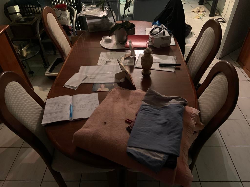 Set salle a manger vintage, Maison & Meubles, Enlèvement