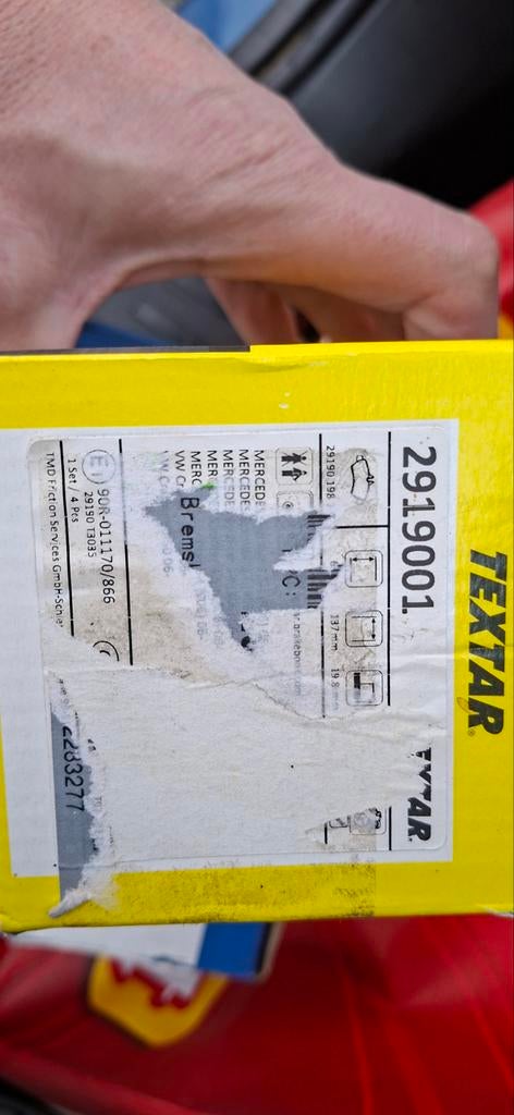 Plaquettes de frein MB sprinter, classe v vw crafter, Enlèvement ou Envoi