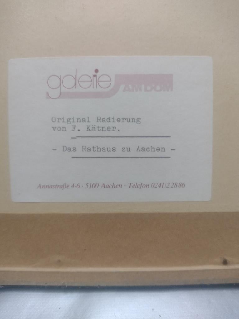 Kunst Aachen stadhuis katner, Antiquités & Art, Enlèvement