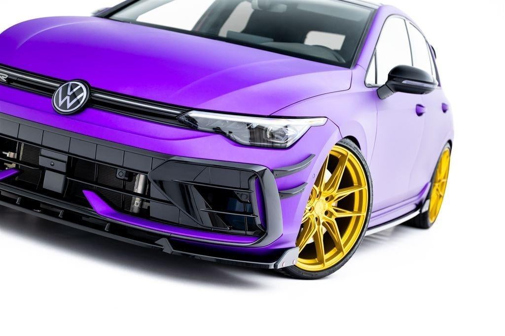 Maxton Design Spoiler Splitter Voor Vw Golf 8 R Facelift V3, Auto diversen, Tuning en Styling, Verzenden