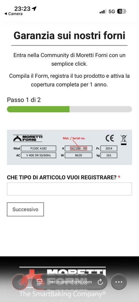 Four à pizza double professionnel Moretti Forni, Enlèvement ou Envoi, Utilisé