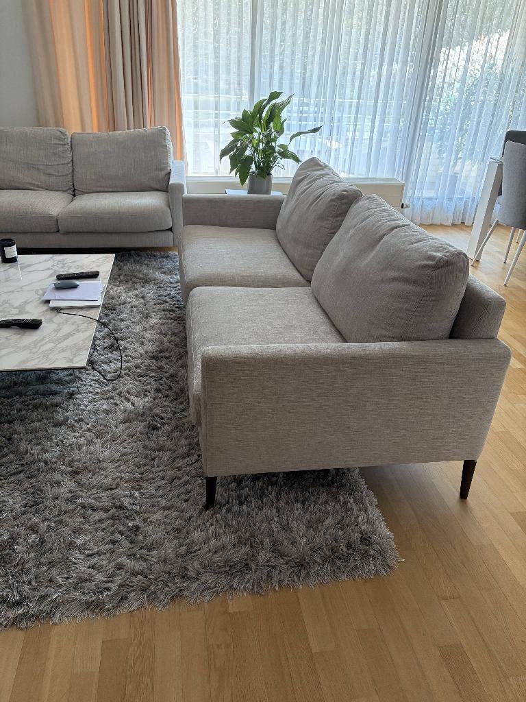 Canapés Olta 2 et 3 places en excellent état, Enlèvement, Tissus, Trois personnes, 75 à 100 cm