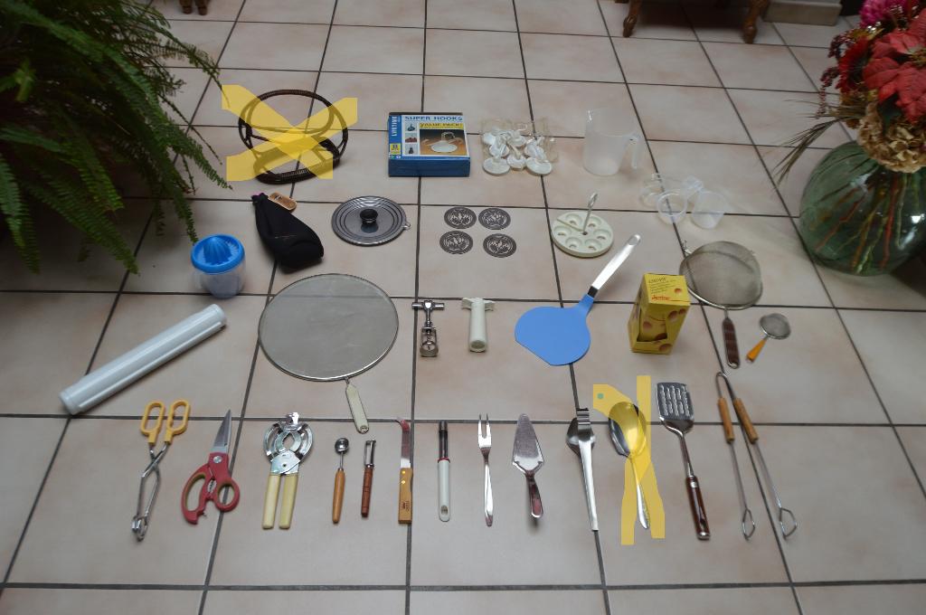 Lot d'ustensiles de cuisine à 1€ pièce Très bon état!, Maison & Meubles, Résiste au lave-vaisselle, Couverts en vrac, Enlèvement ou Envoi