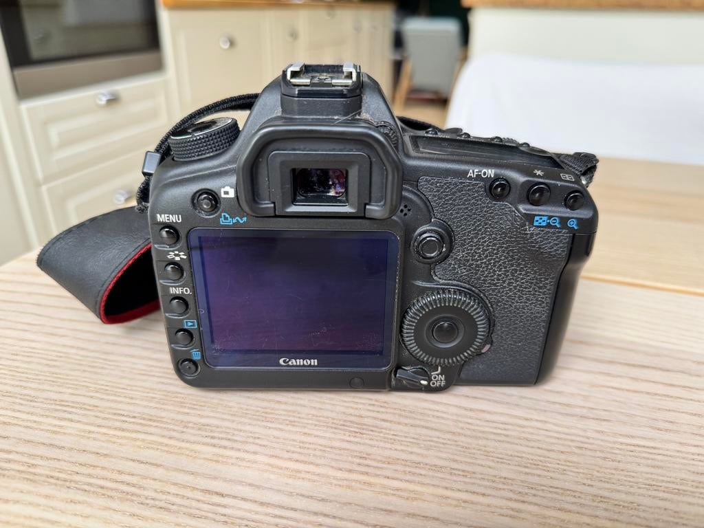 Canon EOS 5D Mark ii + Canon EF 24-105mm F3.5-5.6 STM Lense, Ophalen, Zo goed als nieuw, Canon