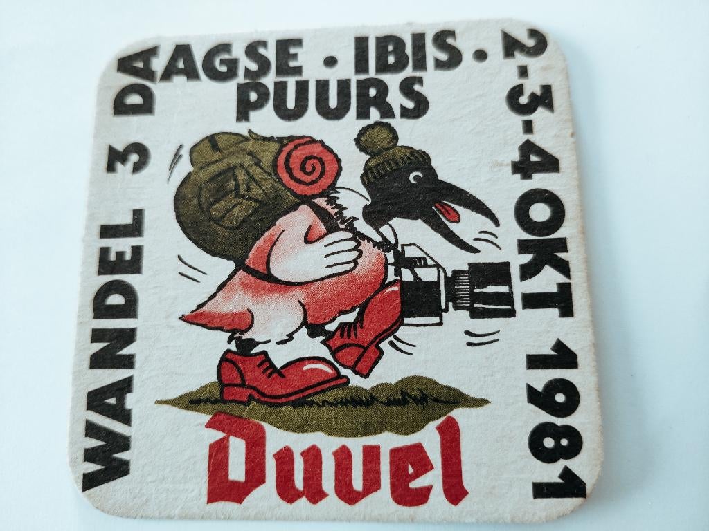 Bierviltje Duvel, Verzamelen, Ophalen of Verzenden, Zo goed als nieuw, Viltje(s), Duvel