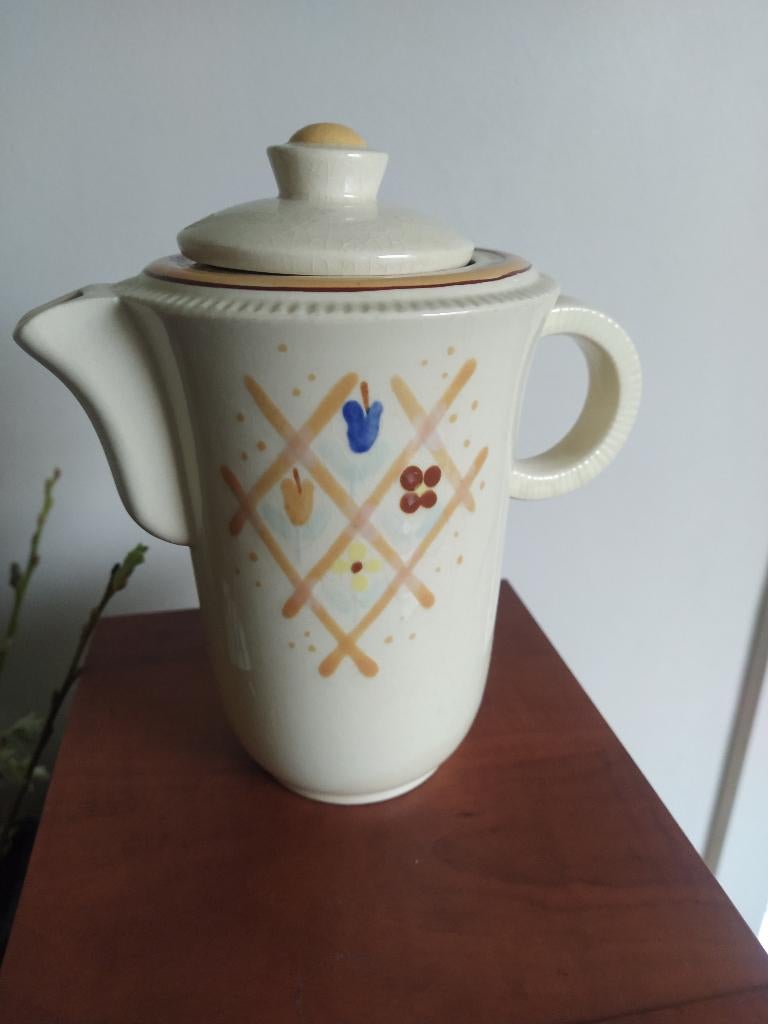 oude koffiekan - servies, Ophalen