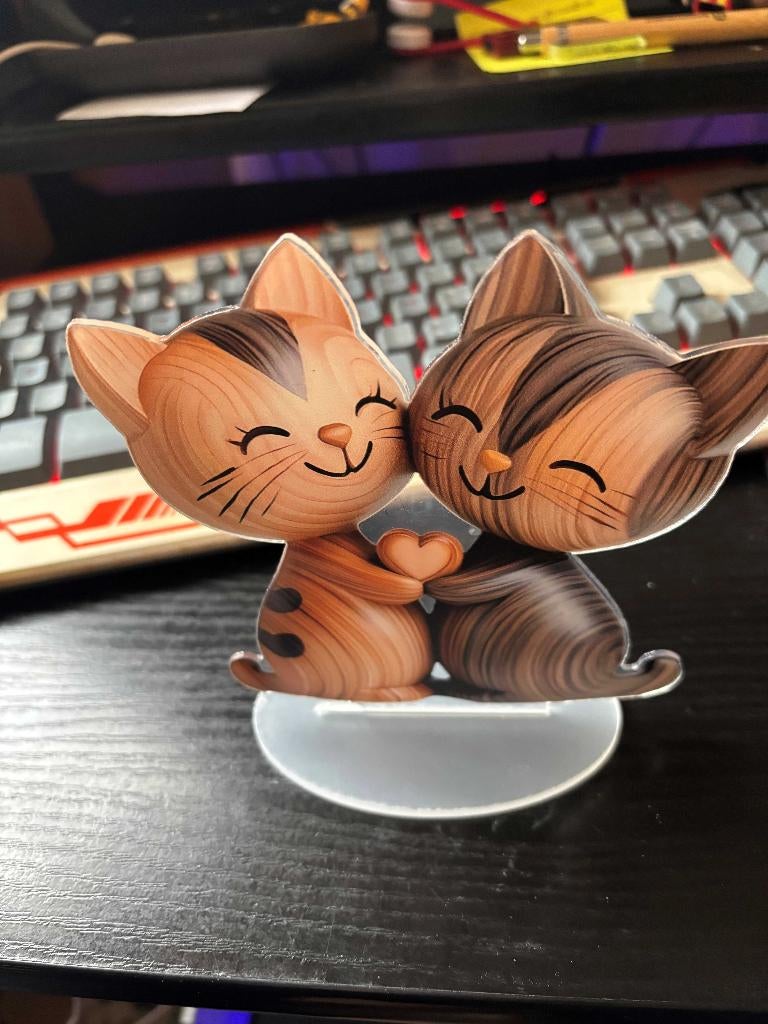 Figurine de chat mignon, Enlèvement ou Envoi, Neuf, Animal