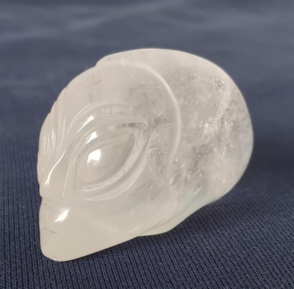 Alien en cristal de roche 5 x 3 cm, Collections, Enlèvement ou Envoi, Minéral