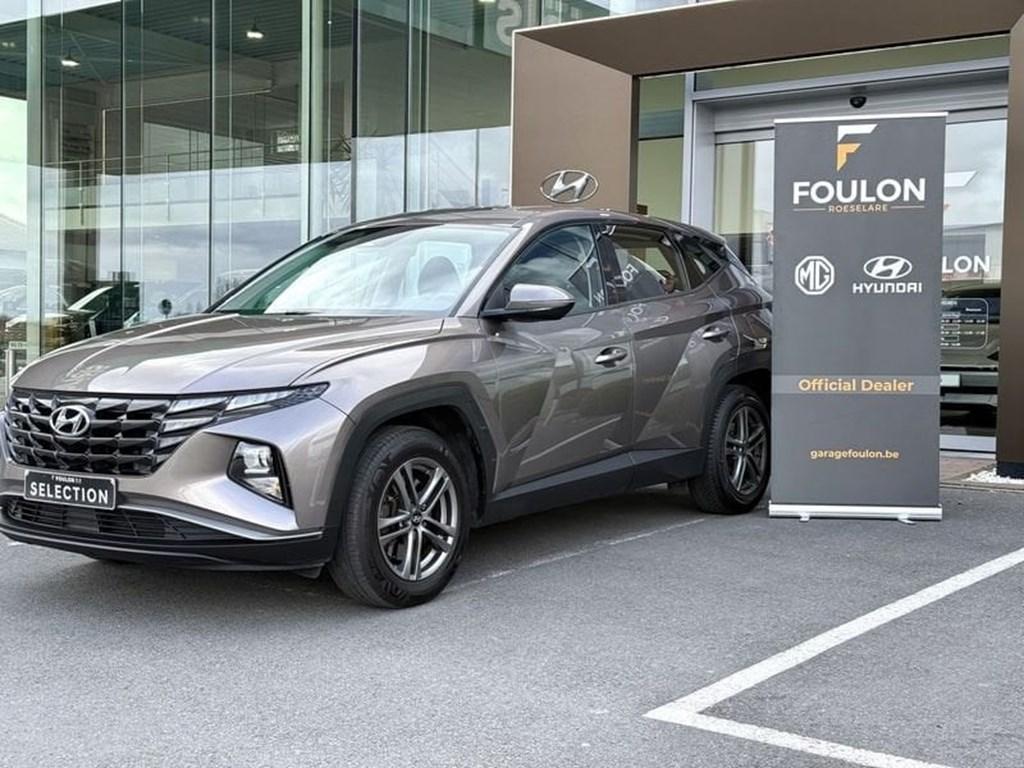 Hyundai Tucson 1.6 T-GDI Inspire + Alu velgen, Autos, Argent ou Gris, Achat, Euro 6, Boîte manuelle